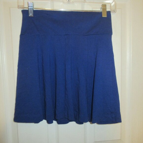 American Eagle Outfitters Mini Skirt Navy Blue Medium - Picture 1 of 4